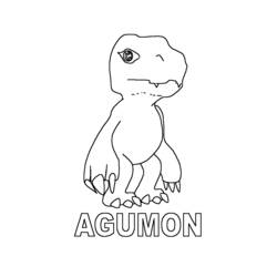 Раскраска: Digimon (мультфильмы) #51455 - Бесплатные раскраски для печати