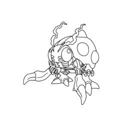 Раскраска: Digimon (мультфильмы) #51460 - Раскраски для печати
