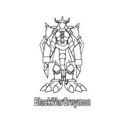 Раскраска: Digimon (мультфильмы) #51461 - Бесплатные раскраски для печати