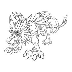 Раскраска: Digimon (мультфильмы) #51473 - Раскраски для печати