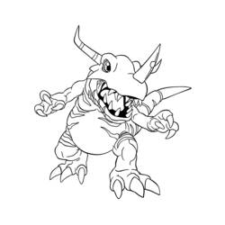 Раскраска: Digimon (мультфильмы) #51498 - Раскраски для печати