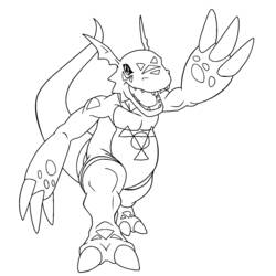 Раскраска: Digimon (мультфильмы) #51512 - Раскраски для печати