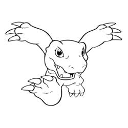 Раскраска: Digimon (мультфильмы) #51534 - Раскраски для печати
