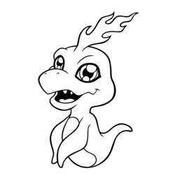 Раскраска: Digimon (мультфильмы) #51544 - Раскраски для печати