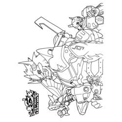 Раскраска: Digimon (мультфильмы) #51627 - Бесплатные раскраски для печати
