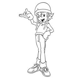 Раскраска: Digimon (мультфильмы) #51629 - Бесплатные раскраски для печати