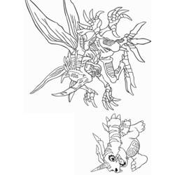 Раскраска: Digimon (мультфильмы) #51658 - Бесплатные раскраски для печати