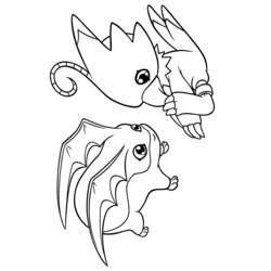 Раскраска: Digimon (мультфильмы) #51676 - Бесплатные раскраски для печати