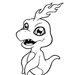 Раскраска: Digimon (мультфильмы) #51688 - Бесплатные раскраски для печати