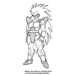Раскраска: Dragon Ball Z (мультфильмы) #38473 - Раскраски для печати