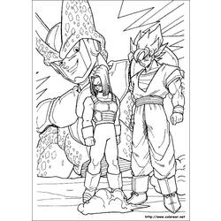 Раскраска: Dragon Ball Z (мультфильмы) #38483 - Бесплатные раскраски для печати