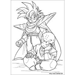 Раскраска: Dragon Ball Z (мультфильмы) #38487 - Бесплатные раскраски для печати