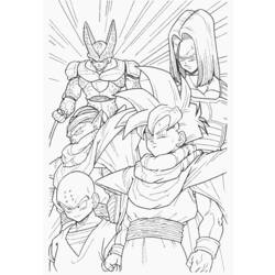 Раскраска: Dragon Ball Z (мультфильмы) #38497 - Бесплатные раскраски для печати