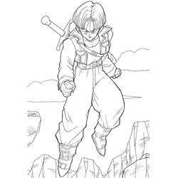 Раскраска: Dragon Ball Z (мультфильмы) #38509 - Бесплатные раскраски для печати