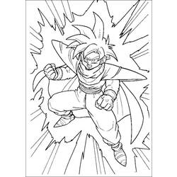 Раскраска: Dragon Ball Z (мультфильмы) #38541 - Бесплатные раскраски для печати