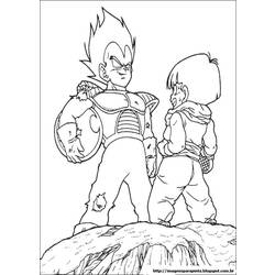 Раскраска: Dragon Ball Z (мультфильмы) #38552 - Бесплатные раскраски для печати