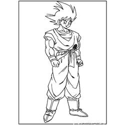 Раскраска: Dragon Ball Z (мультфильмы) #38561 - Бесплатные раскраски для печати