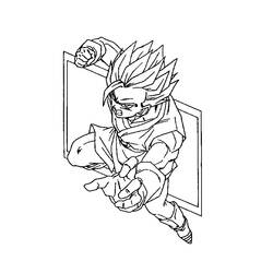 Раскраска: Dragon Ball Z (мультфильмы) #38569 - Бесплатные раскраски для печати