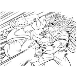 Раскраска: Dragon Ball Z (мультфильмы) #38583 - Раскраски для печати