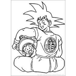Раскраска: Dragon Ball Z (мультфильмы) #38589 - Бесплатные раскраски для печати