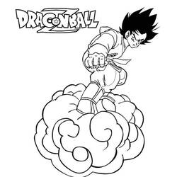 Раскраска: Dragon Ball Z (мультфильмы) #38595 - Бесплатные раскраски для печати