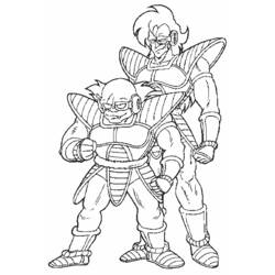Раскраска: Dragon Ball Z (мультфильмы) #38654 - Бесплатные раскраски для печати