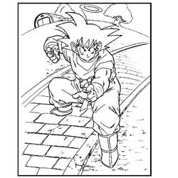 Раскраска: Dragon Ball Z (мультфильмы) #38669 - Бесплатные раскраски для печати