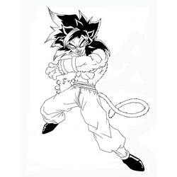 Раскраска: Dragon Ball Z (мультфильмы) #38670 - Бесплатные раскраски для печати
