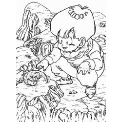 Раскраска: Dragon Ball Z (мультфильмы) #38671 - Бесплатные раскраски для печати