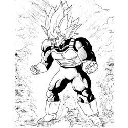Раскраска: Dragon Ball Z (мультфильмы) #38694 - Бесплатные раскраски для печати