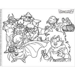 Раскраска: Dragon Ball Z (мультфильмы) #38763 - Раскраски для печати