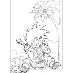 Раскраска: Dragon Ball Z (мультфильмы) #38772 - Бесплатные раскраски для печати