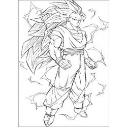 Раскраска: Dragon Ball Z (мультфильмы) #38790 - Бесплатные раскраски для печати
