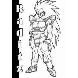 Раскраска: Dragon Ball Z (мультфильмы) #38798 - Бесплатные раскраски для печати