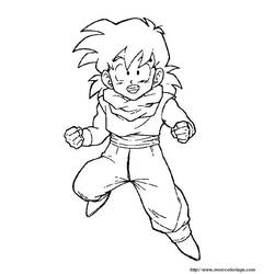 Раскраска: Dragon Ball Z (мультфильмы) #38831 - Бесплатные раскраски для печати