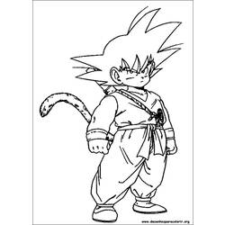 Раскраска: Dragon Ball Z (мультфильмы) #38847 - Бесплатные раскраски для печати