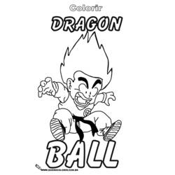 Раскраска: Dragon Ball Z (мультфильмы) #38849 - Бесплатные раскраски для печати