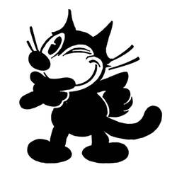 Раскраска: Кот феликс (мультфильмы) #47897 - Раскраски для печати
