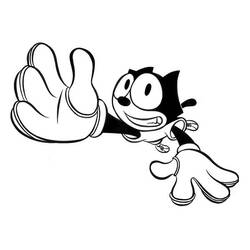 Раскраска: Кот феликс (мультфильмы) #47901 - Раскраски для печати