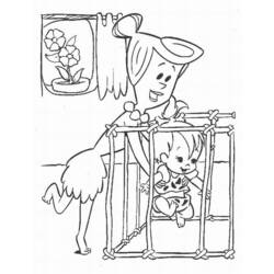 Раскраска: Флинстоуны (мультфильмы) #29522 - Бесплатные раскраски для печати