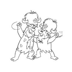 Раскраска: Флинстоуны (мультфильмы) #29543 - Бесплатные раскраски для печати