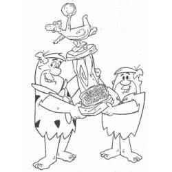 Раскраска: Флинстоуны (мультфильмы) #29561 - Бесплатные раскраски для печати