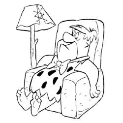 Раскраска: Флинстоуны (мультфильмы) #29568 - Бесплатные раскраски для печати