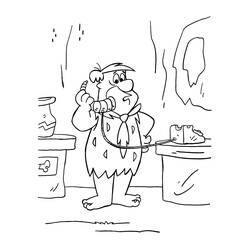 Раскраска: Флинстоуны (мультфильмы) #29588 - Бесплатные раскраски для печати