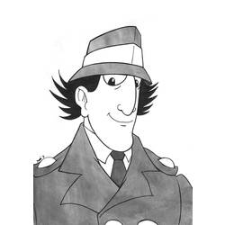 Раскраска: Инспектор Гаджет (мультфильмы) #39003 - Раскраски для печати