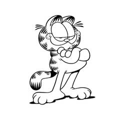Раскраска: Garfield (мультфильмы) #26113 - Раскраски для печати