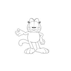 Раскраска: Garfield (мультфильмы) #26126 - Раскраски для печати