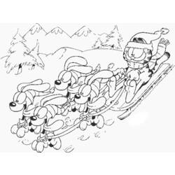 Раскраска: Garfield (мультфильмы) #26135 - Бесплатные раскраски для печати