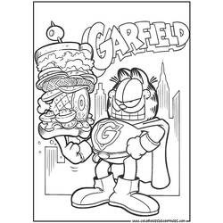 Раскраска: Garfield (мультфильмы) #26144 - Раскраски для печати