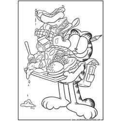 Раскраска: Garfield (мультфильмы) #26149 - Бесплатные раскраски для печати